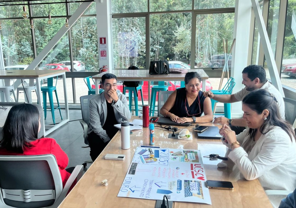 Consultores analizando diagnósticos y datos de estudios organizacionales